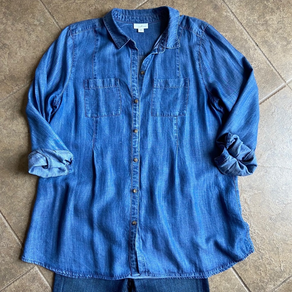 NWOT - J. Jill Denim Shirt